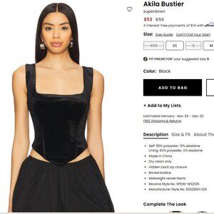 Superdown - Akila Bustier